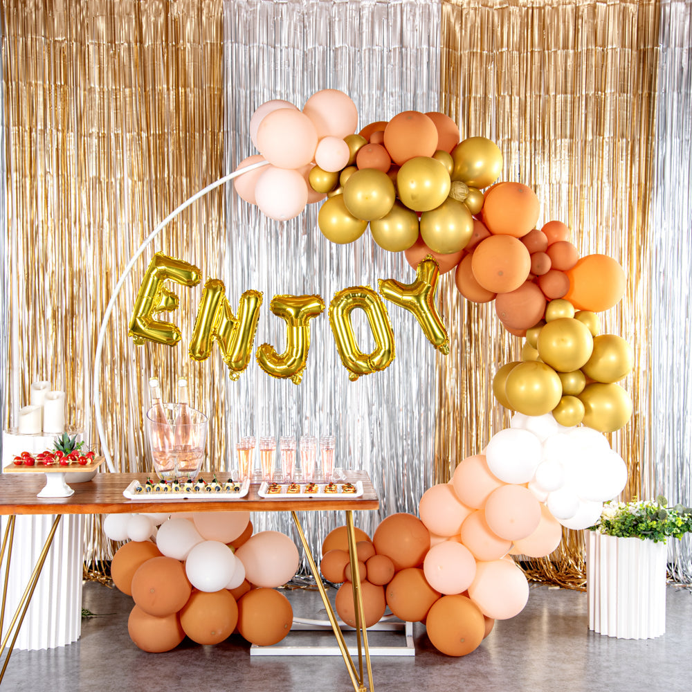 Balloonify Gold Mylar Letter J Balloon - 16" - 1 count box