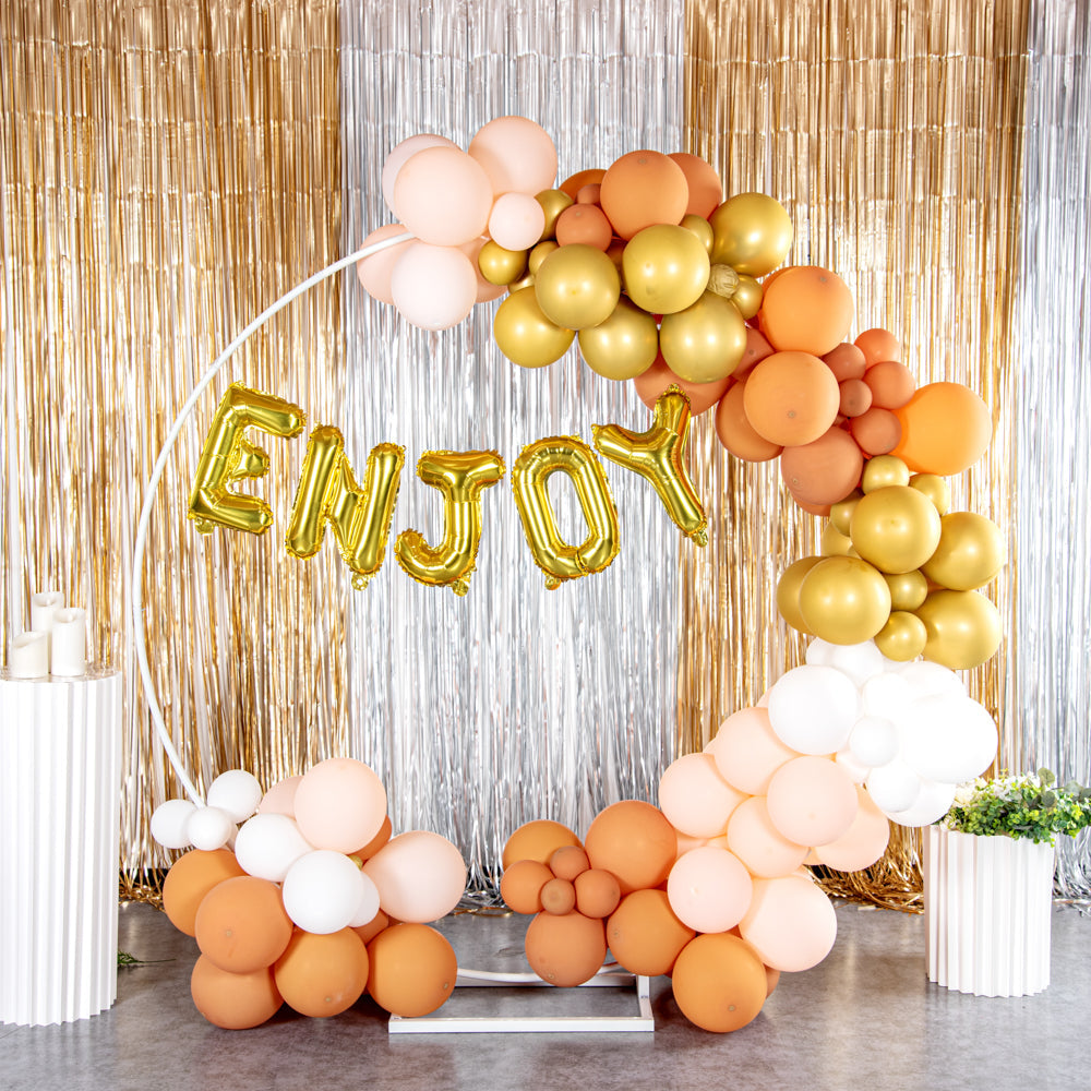 Balloonify Gold Mylar Letter N Balloon - 16" - 1 count box