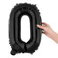 Balloonify Black Mylar Letter O Balloon - 16" - 1 count box