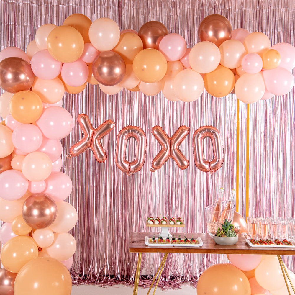 Balloonify Rose Gold Mylar Letter O Balloon - 16" - 1 count box