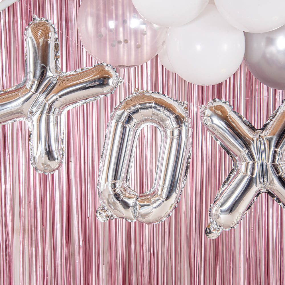 Balloonify Silver Mylar Letter O Balloon - 16" - 1 count box
