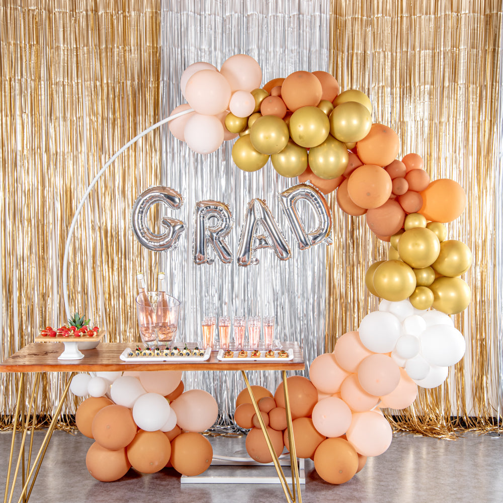 Balloonify Silver Mylar Letter R Balloon - 16" - 1 count box