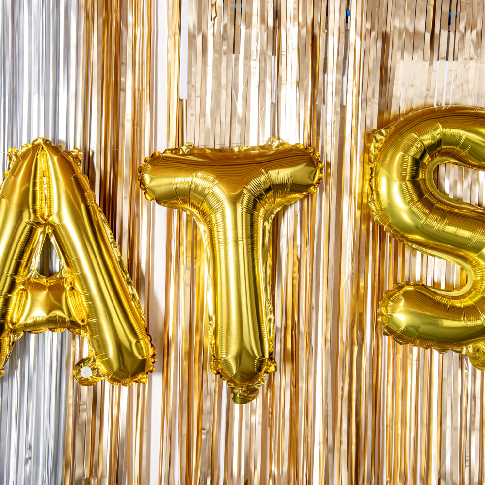 Balloonify Gold Mylar Letter T Balloon - 16" - 1 count box