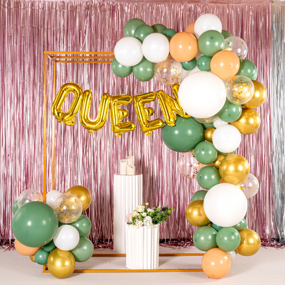 Balloonify Gold Mylar Letter U Balloon - 16" - 1 count box