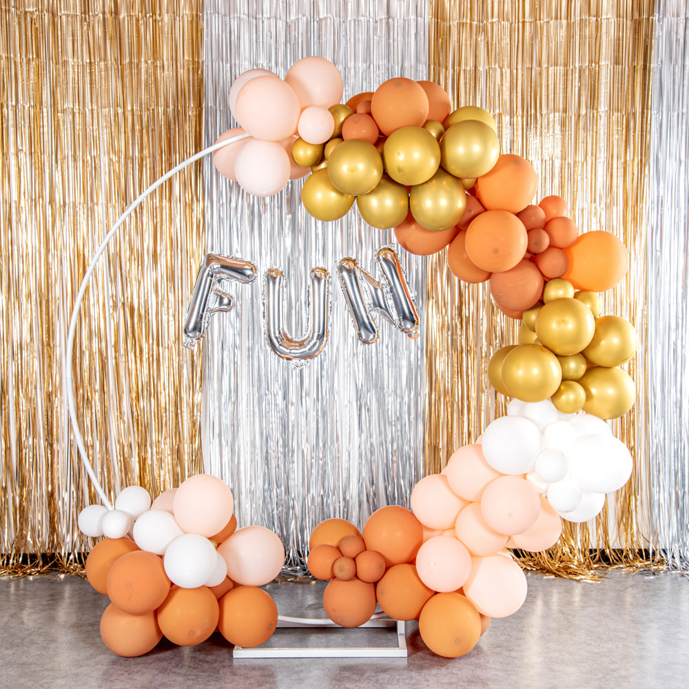 Balloonify Silver Mylar Letter U Balloon - 16" - 1 count box