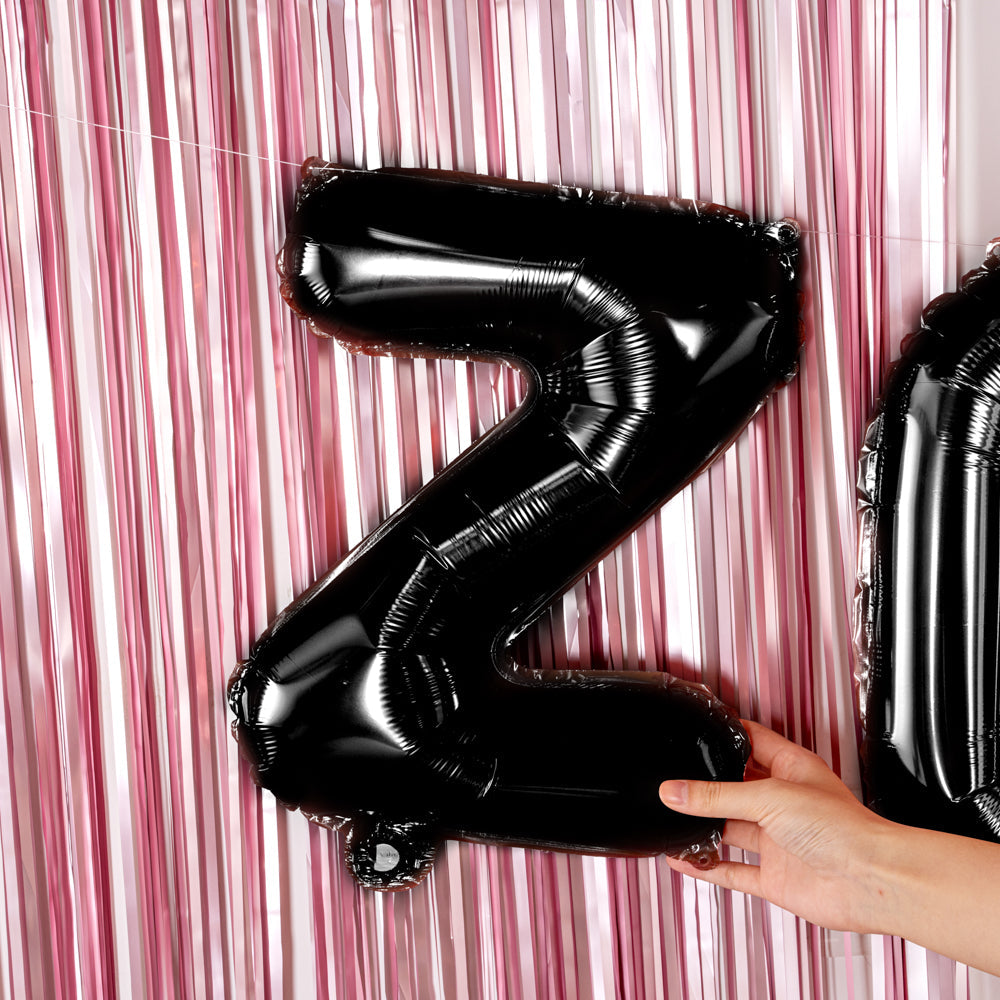 Balloonify Black Mylar Letter Z Balloon - 16" - 1 count box