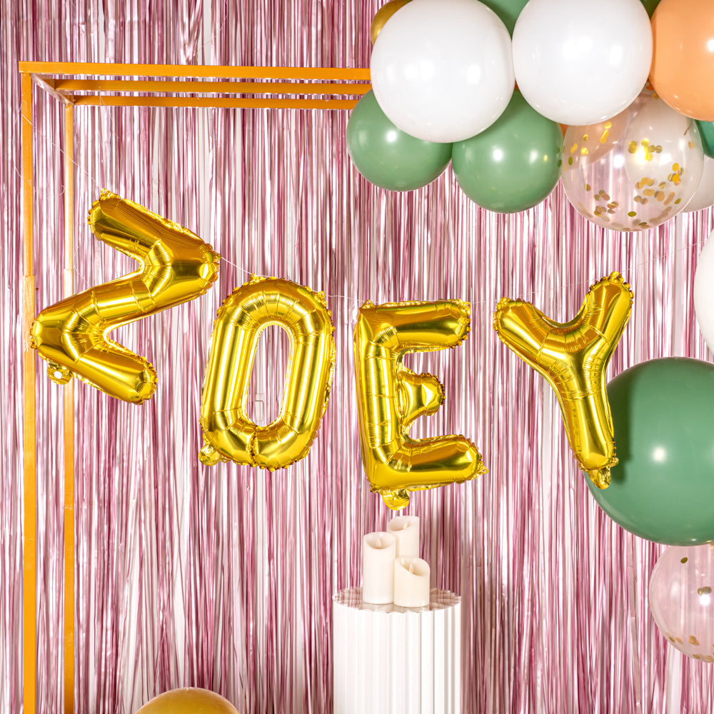 Balloonify Gold Mylar Letter Z Balloon - 16" - 1 count box