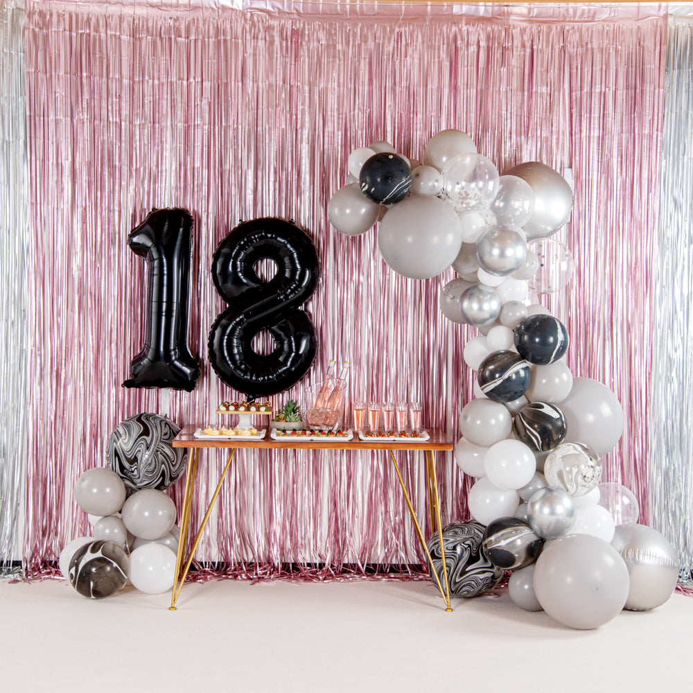Balloonify Black Mylar Number 1 Balloon - 40" - 1 count box