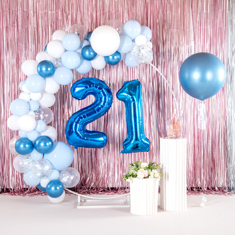 Balloonify Blue Mylar Number 1 Balloon - 40" - 1 count box