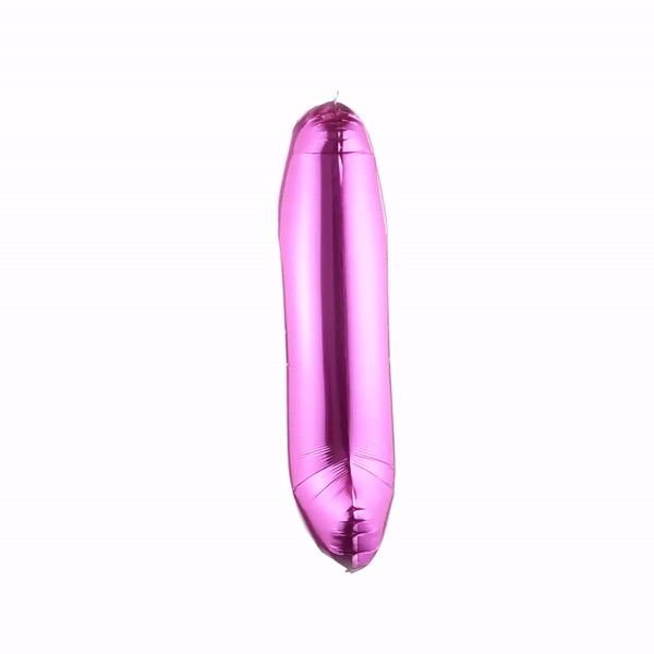Balloonify Pink Mylar Number 1 Balloon - 40" - 1 count box