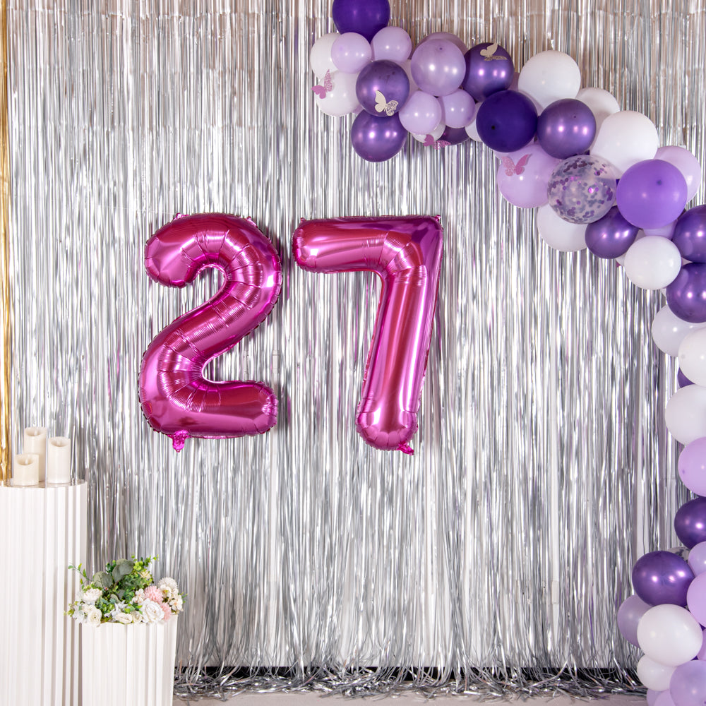 Balloonify Pink Mylar Number 2 Balloon - 40" - 1 count box