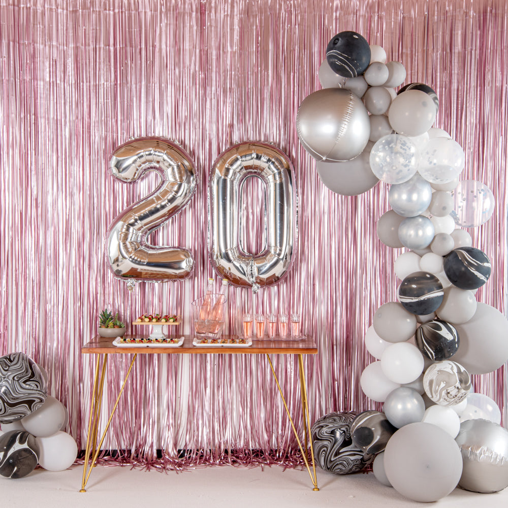 Balloonify Silver Mylar Number 2 Balloon - 40" - 1 count box