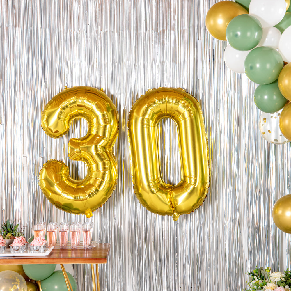 Balloonify Gold Mylar Number 3 Balloon - 40" - 1 count box