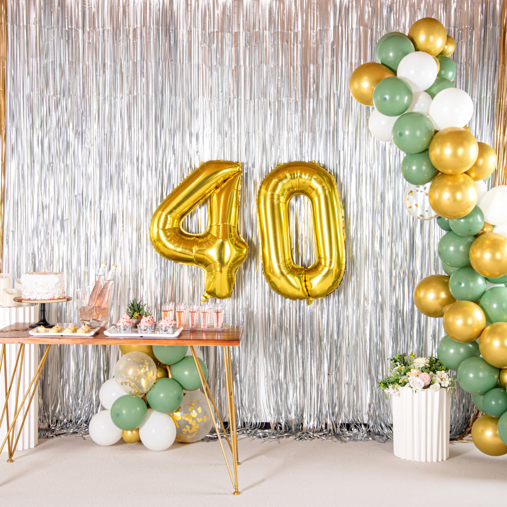 Balloonify Gold Mylar Number 4 Balloon - 40" - 1 count box