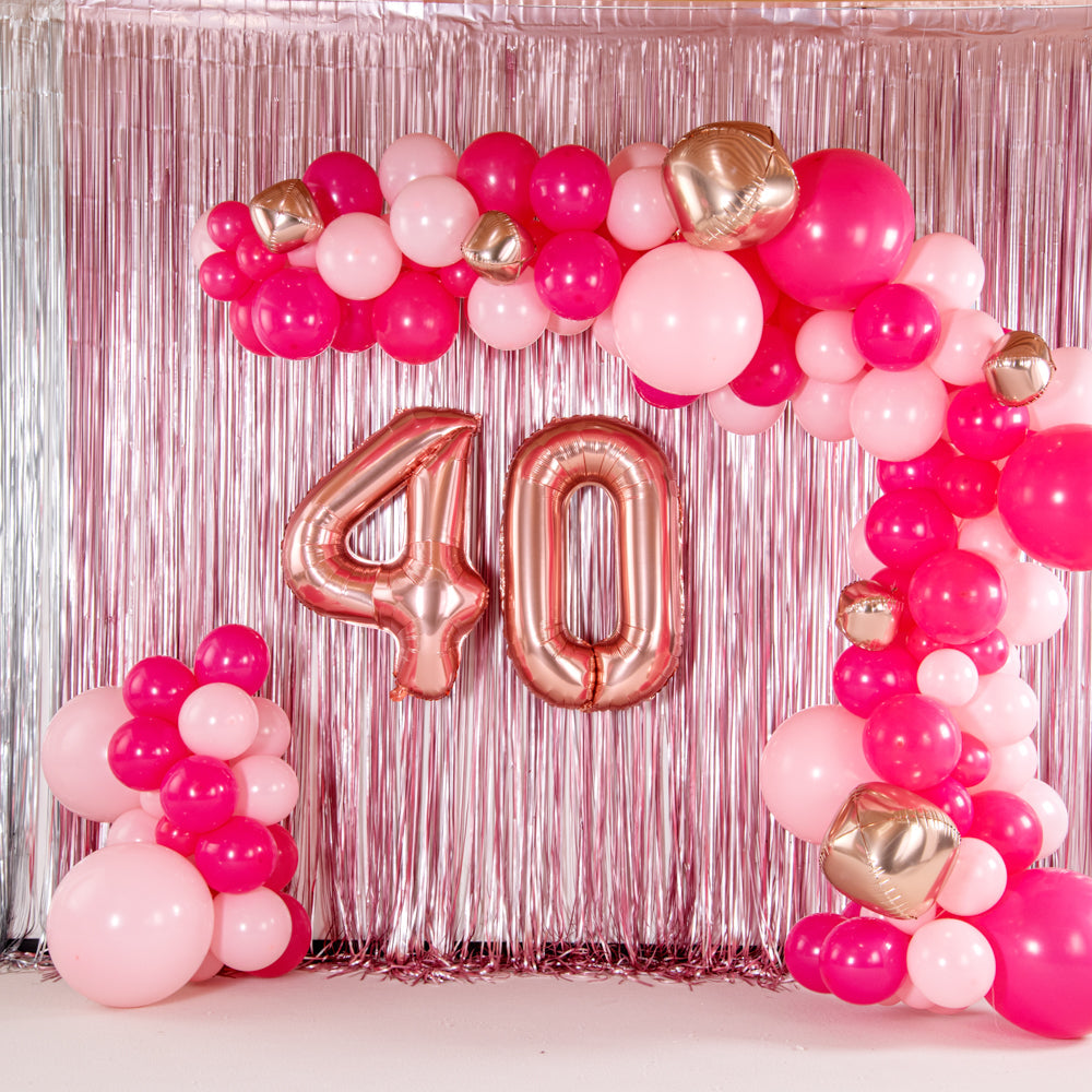 Balloonify Rose Gold Mylar Number 4 Balloon - 40" - 1 count box