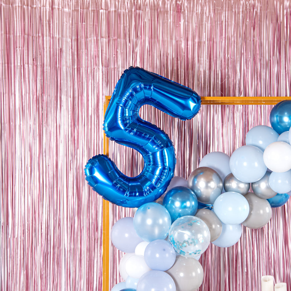 Balloonify Blue Mylar Number 5 Balloon - 40" - 1 count box