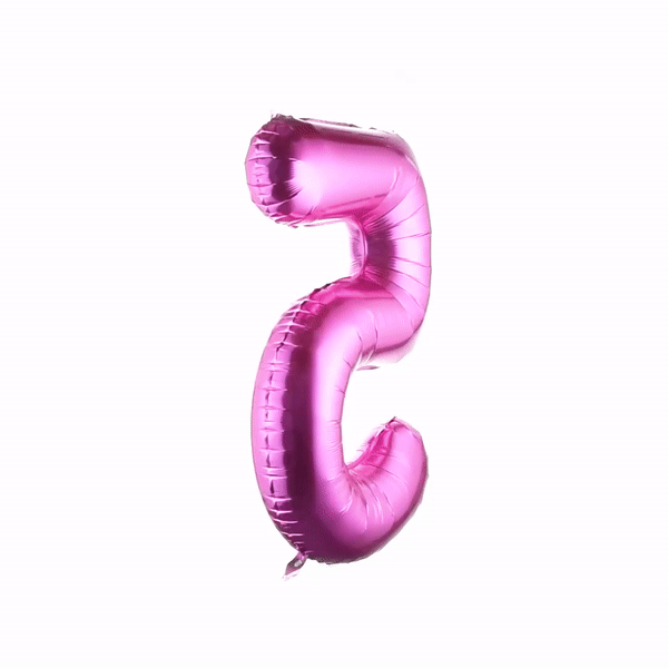 Balloonify Pink Mylar Number 5 Balloon - 40" - 1 count box