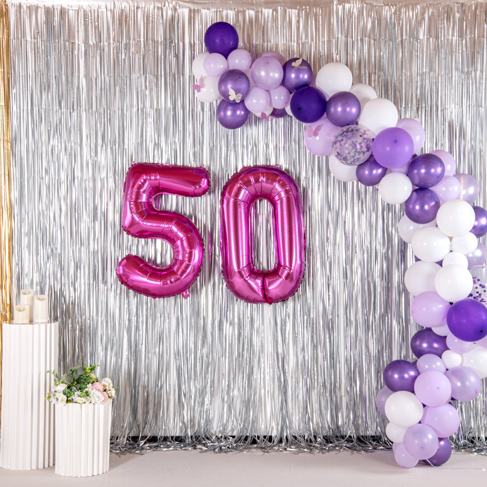 Balloonify Pink Mylar Number 5 Balloon - 40" - 1 count box