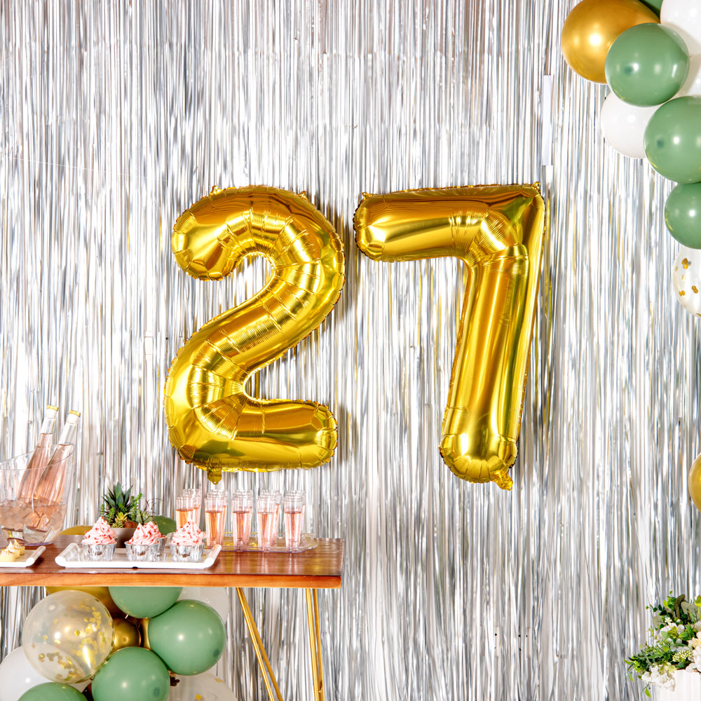 Balloonify Gold Mylar Number 7 Balloon - 40" - 1 count box