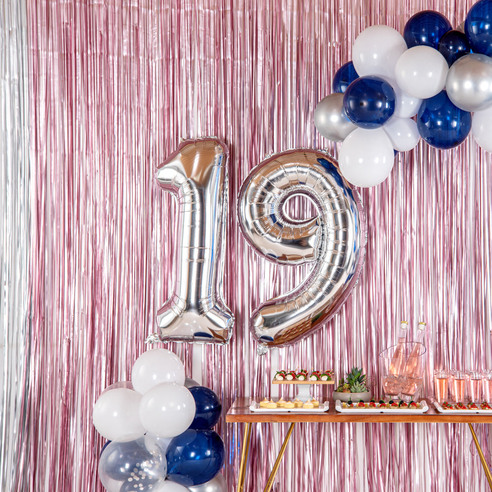 Balloonify Silver Mylar Number 9 Balloon - 40" - 1 count box