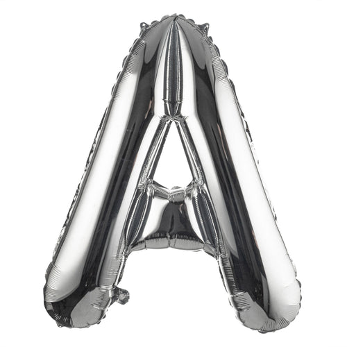 Balloonify Silver Mylar Letter A Balloon - 40" - 1 count box