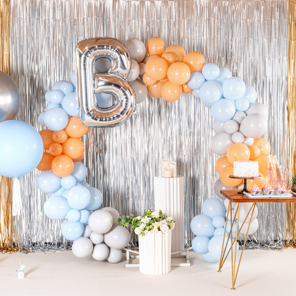 Balloonify Silver Mylar Letter B Balloon - 40" - 1 count box
