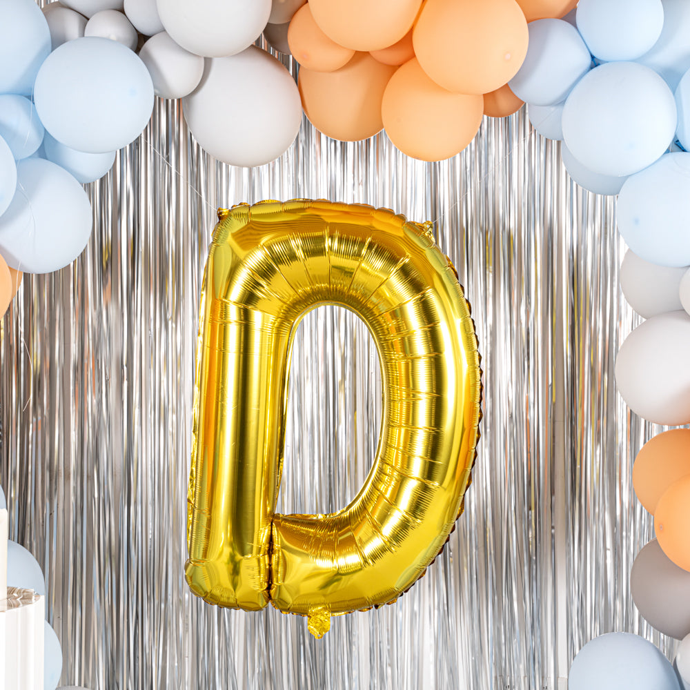 Balloonify Gold Mylar Letter D Balloon - 40" - 1 count box