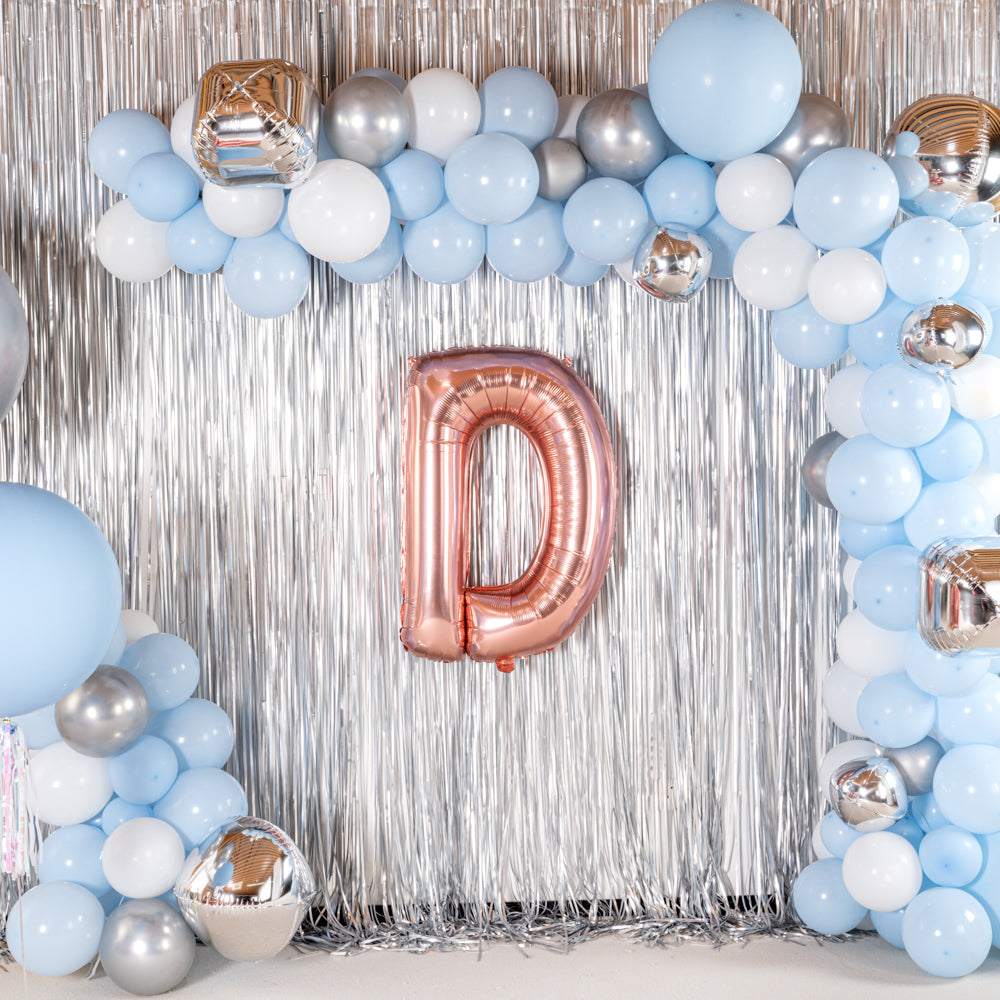 Balloonify Rose Gold Mylar Letter D Balloon - 40" - 1 count box