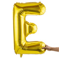 Balloonify Gold Mylar Letter E Balloon - 40" - 1 count box
