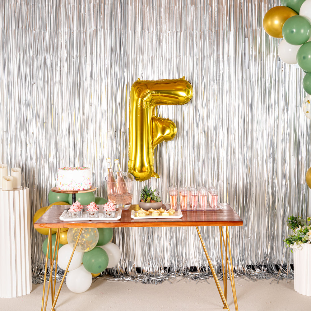 Balloonify Gold Mylar Letter F Balloon - 40" - 1 count box
