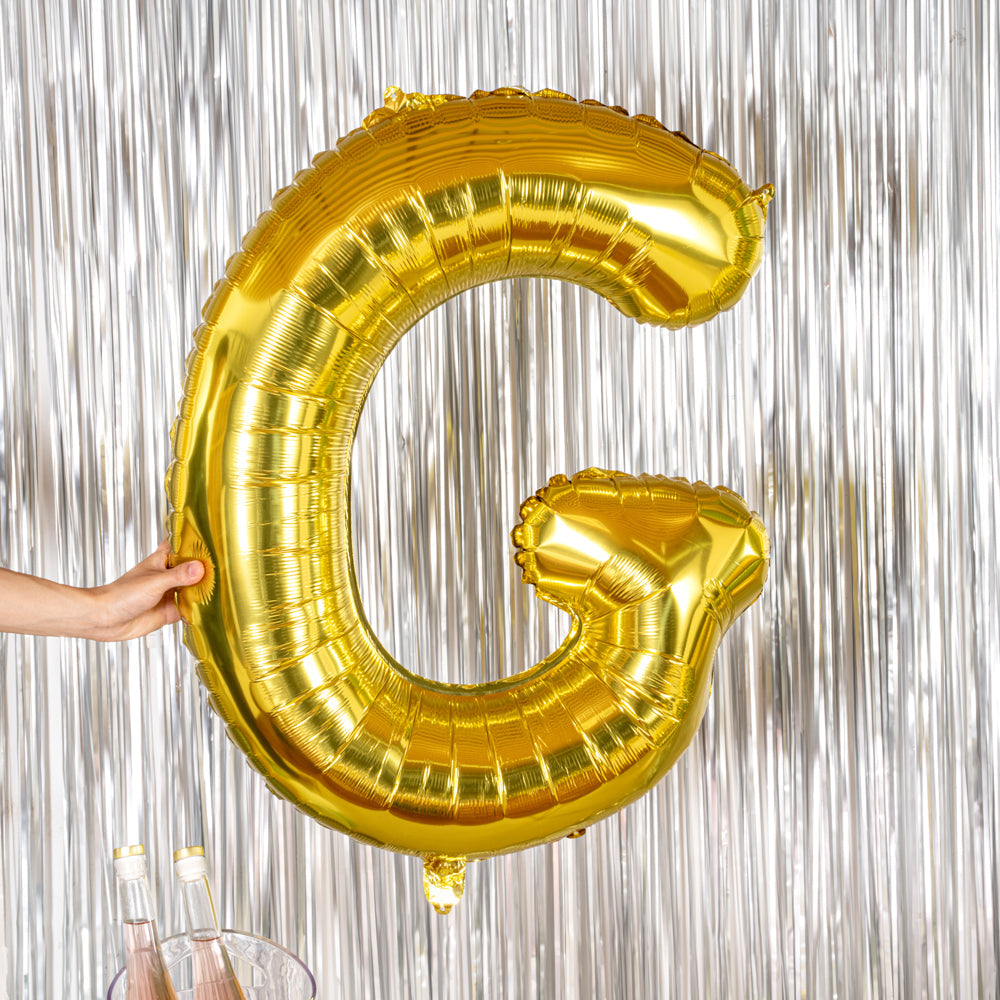 Balloonify Gold Mylar Letter G Balloon - 40" - 1 count box