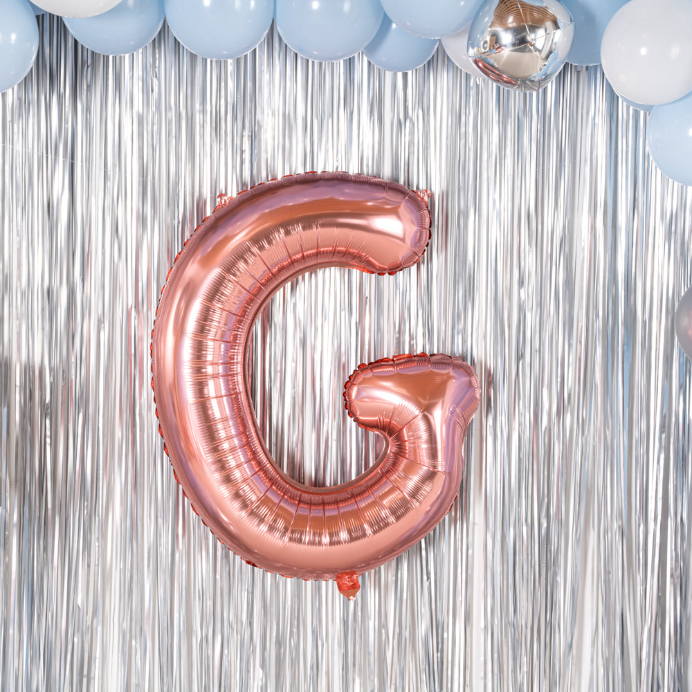 Balloonify Rose Gold Mylar Letter G Balloon - 40" - 1 count box