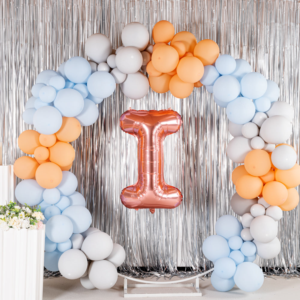 Balloonify Rose Gold Mylar Letter I Balloon - 40" - 1 count box