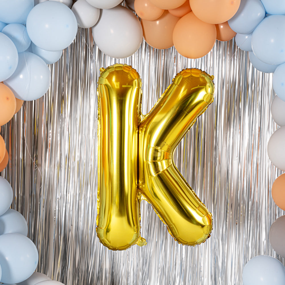 Balloonify Gold Mylar Letter K Balloon - 40" - 1 count box