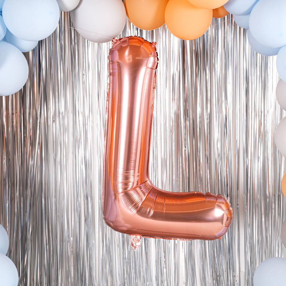 Balloonify Rose Gold Mylar Letter L Balloon - 40" - 1 count box