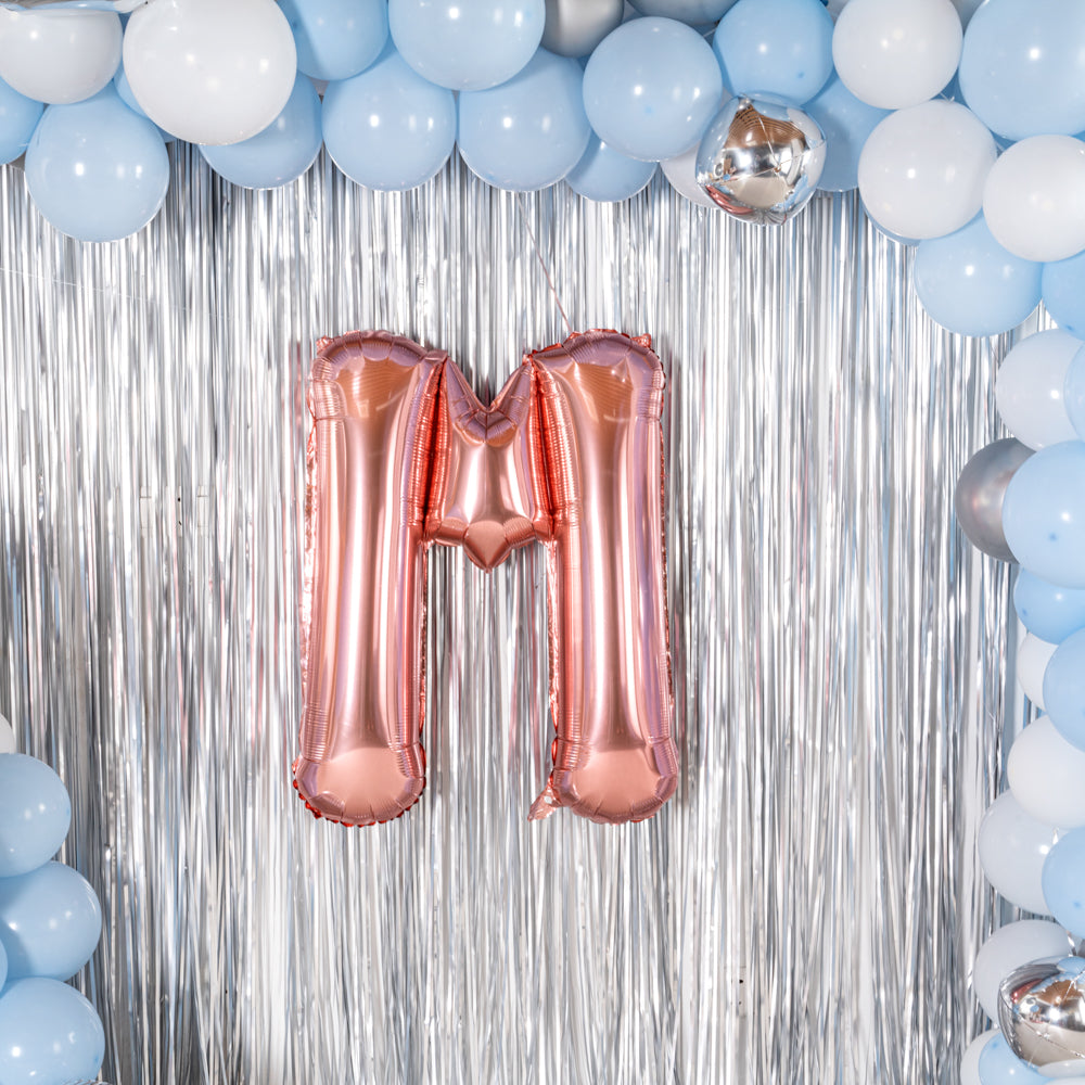 Balloonify Rose Gold Mylar Letter M Balloon - 40" - 1 count box