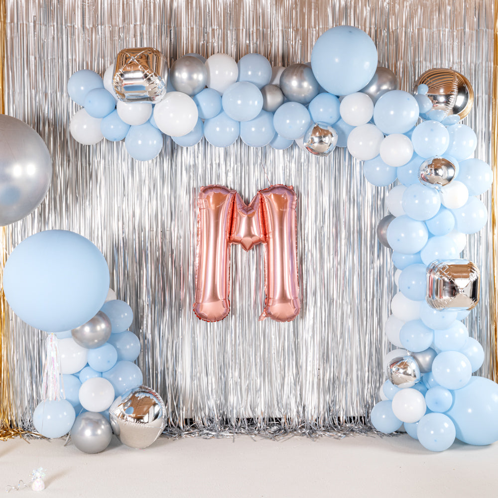 Balloonify Rose Gold Mylar Letter M Balloon - 40" - 1 count box