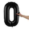 Balloonify Black Mylar Letter O Balloon - 40" - 1 count box