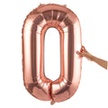 Balloonify Rose Gold Mylar Letter O Balloon - 40" - 1 count box