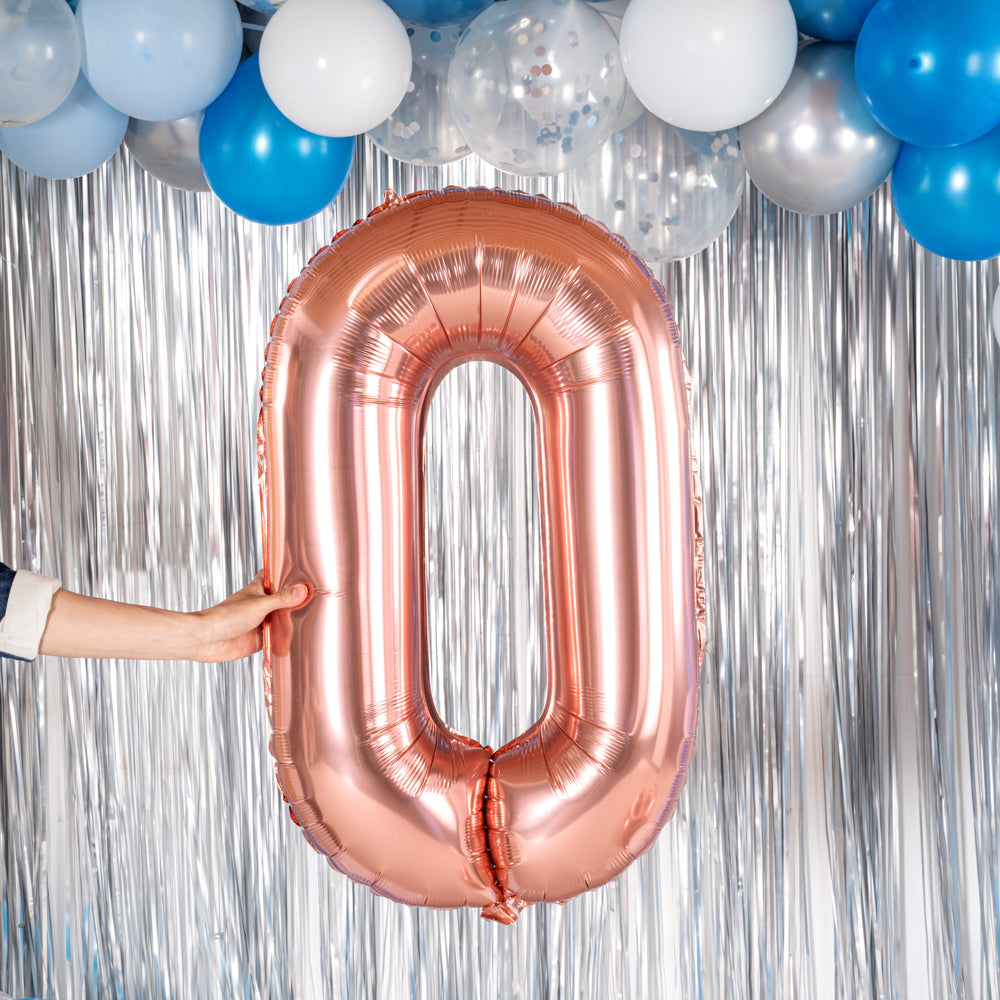 Balloonify Rose Gold Mylar Letter O Balloon - 40" - 1 count box