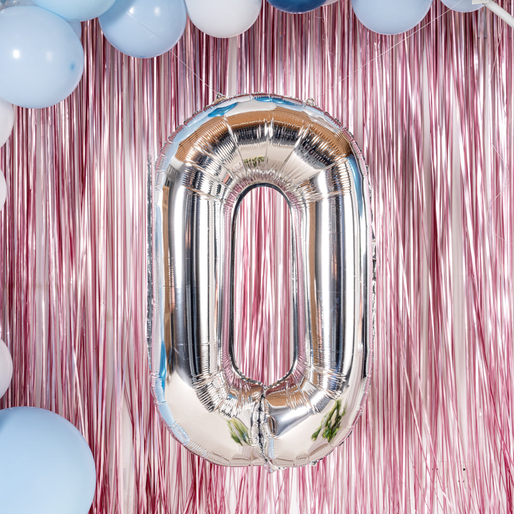 Balloonify Silver Mylar Letter O Balloon - 40" - 1 count box