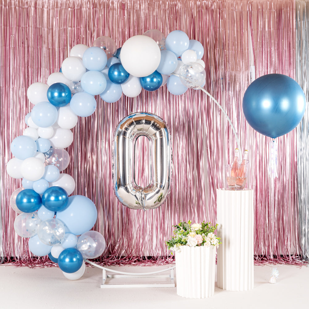 Balloonify Silver Mylar Letter O Balloon - 40" - 1 count box