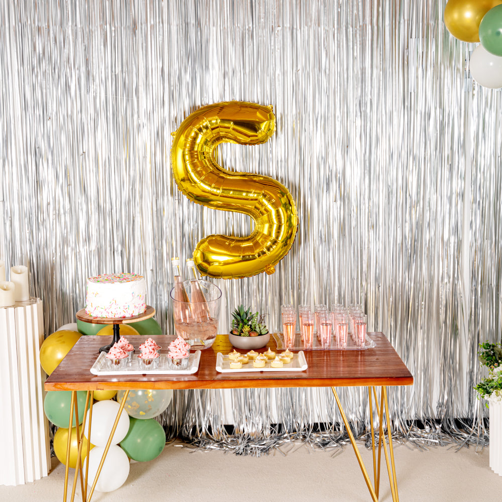 Balloonify Gold Mylar Letter S Balloon - 40" - 1 count box