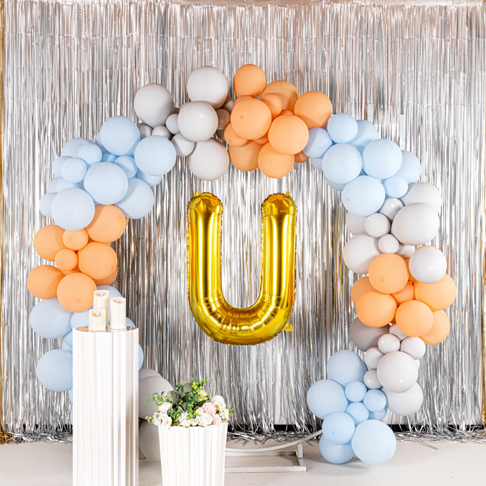Balloonify Gold Mylar Letter U Balloon - 40" - 1 count box