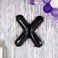 Balloonify Black Mylar Letter X Balloon - 40" - 1 count box