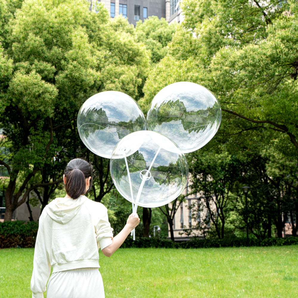 Balloonify Clear Bobo Balloon - 24" - 10 count box