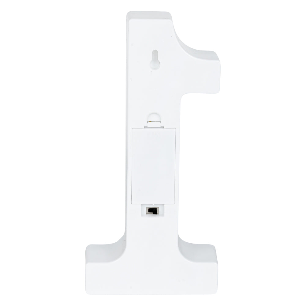 Illumify White LED Marquee Number 1 Sign - 8 3/4" - 1 count box