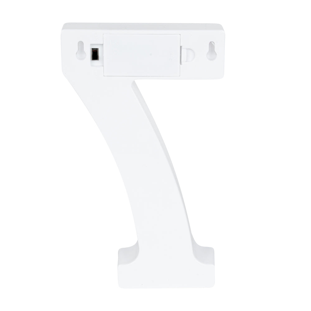 Illumify White LED Marquee Number 7 Sign - 8 3/4" - 1 count box