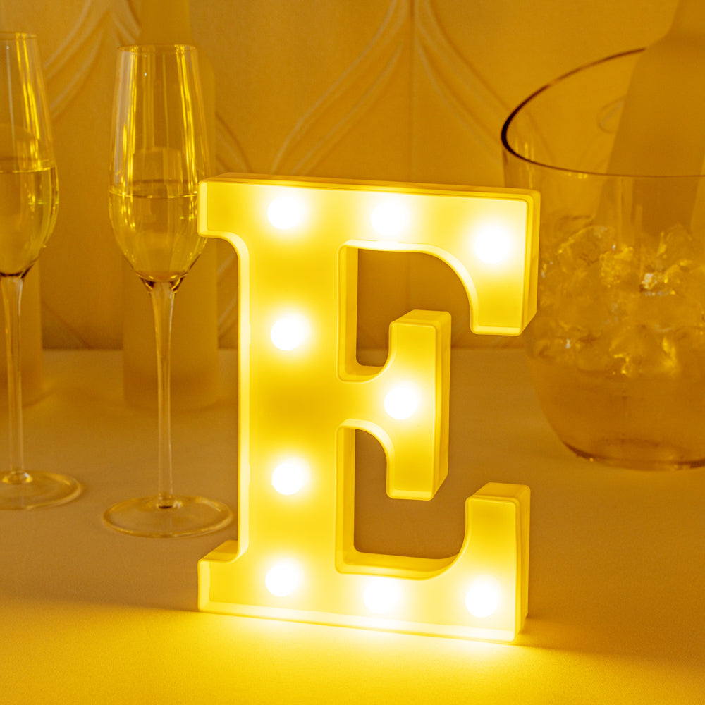 Illumify White LED Marquee Letter E Sign - 8 3/4" - 1 count box