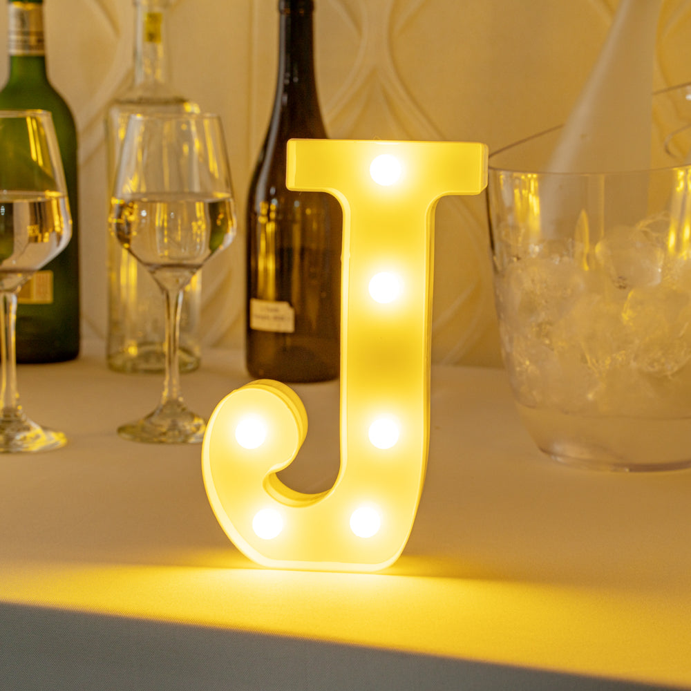 Illumify White LED Marquee Letter J Sign - 8 3/4" - 1 count box